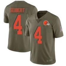 Limited Austin Seibert Youth Olive Jersey - #2 Football Cleveland Browns 2017 Salute to Service Limited Austin Seibert Youth Olive Jersey - #2 Football Cleveland Browns 2017 Salute to Service