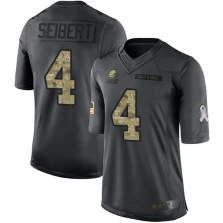 Limited Austin Seibert Youth Black Jersey - #2 Football Cleveland Browns 2016 Salute to Service Limited Austin Seibert Youth Black Jersey - #2 Football Cleveland Browns 2016 Salute to Service