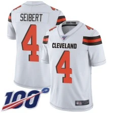 100th Season Limited Austin Seibert Youth Road White Jersey - #2 Football Cleveland Browns Vapor Untouchable 100th Season Limited Austin Seibert Youth Road White Jersey - #2 Football Cleveland Browns Vapor Untouchable