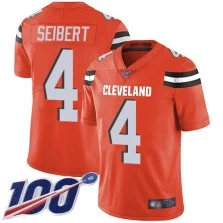 100th Season Limited Austin Seibert Youth Alternate Orange Jersey - #2 Football Cleveland Browns Vapor Untouchable 100th Season Limited Austin Seibert Youth Alternate Orange Jersey - #2 Football Cleveland Browns Vapor Untouchable