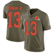 Limited Odell Beckham Jr. Youth Olive Jersey - #13 Football Cleveland Browns 2017 Salute to Service Limited Odell Beckham Jr. Youth Olive Jersey - #13 Football Cleveland Browns 2017 Salute to Service