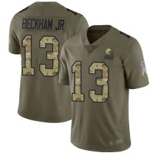 Limited Odell Beckham Jr. Youth Olive/Camo Jersey - #13 Football Cleveland Browns 2017 Salute to Service Limited Odell Beckham Jr. Youth Olive/Camo Jersey - #13 Football Cleveland Browns 2017 Salute to Service
